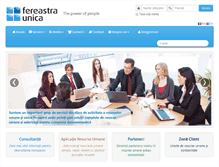 Tablet Screenshot of fereastraunica.com